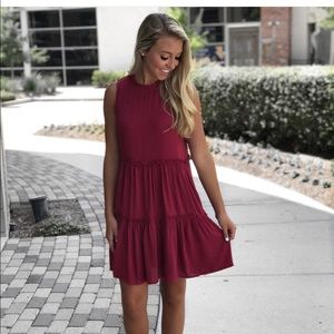 Maroon Dress